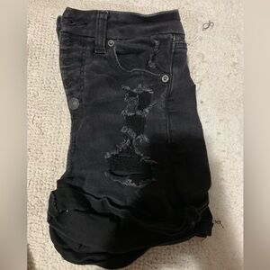 American eagle stretchy denim shorts